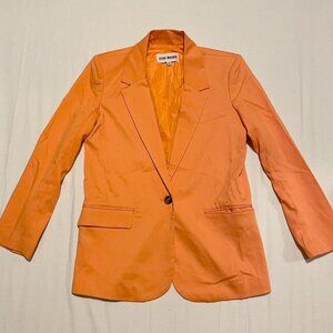 Steve Madden Kaira Blazer Womens XS Orange Suit Jacket